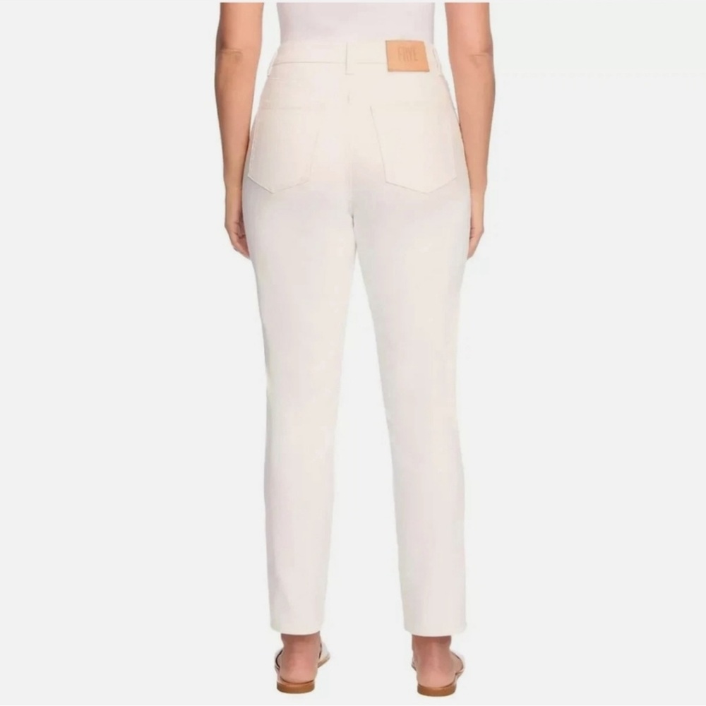 Frye Women’s High-Rise White Amari Cropped Jeans Size 12 NWOT - Picture 5 of 13